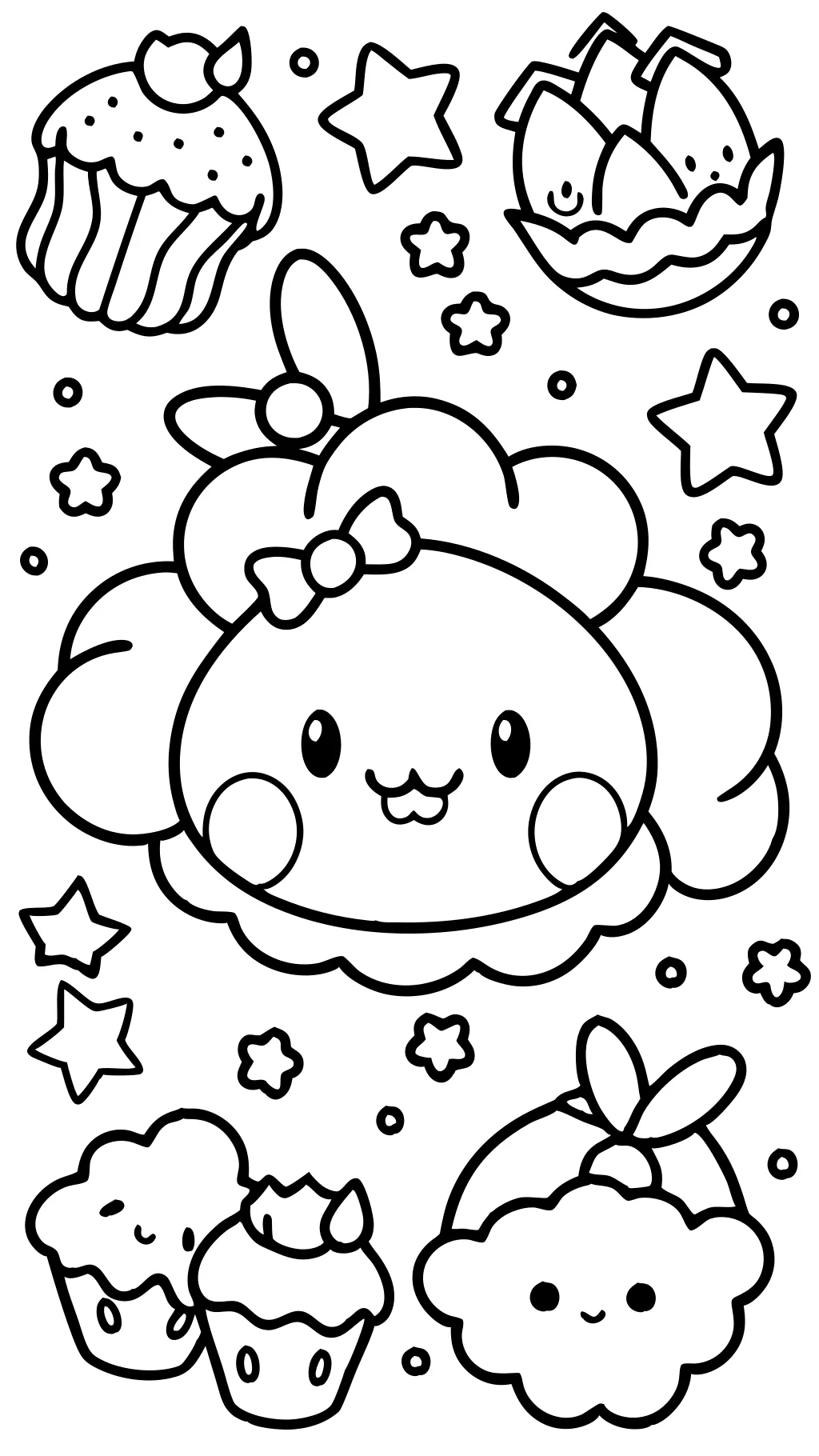 pages à colorier cannamoroll sanrio